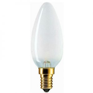 Лампа 40W В35/FR/E14 свеча матовая PHILIPS Лампа 40W В35/FR/E14 свеча матовая PHILIPS